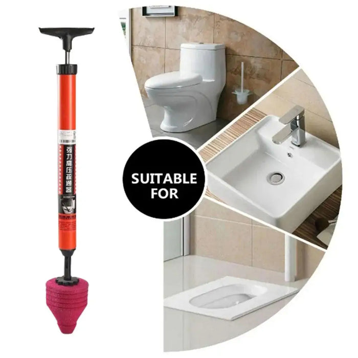 High-Pressure Silicon Toilet Plunger – Powerful One-Shot Solution for Fast & Easy Drain and Pipe Unblocking