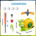 2 - in - 1 Water Sprinkler - Baseball Toy for Kids, 360° Rotating Spray - Gear Elevation