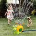 2 - in - 1 Water Sprinkler - Baseball Toy for Kids, 360° Rotating Spray - Gear Elevation