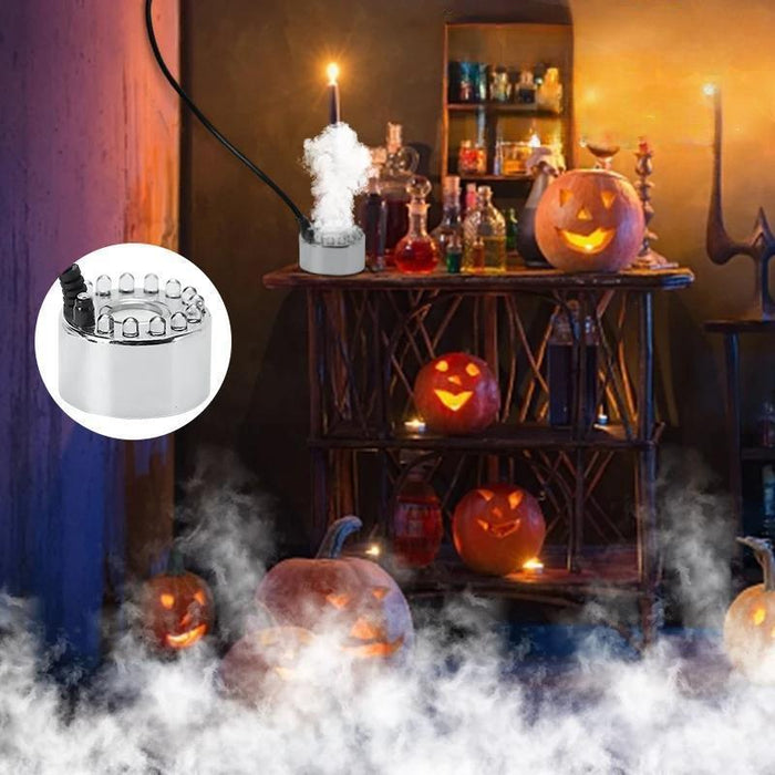 LED Light Decorative Fog Machine - Water Fountain Fog Machine for Halloween & Holiday