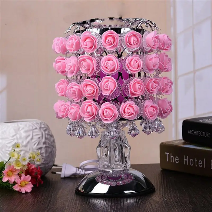 Pastel Rose LED Tree Lamp – Romantic Glow for Weddings, Parties & Cozy Home Vibes