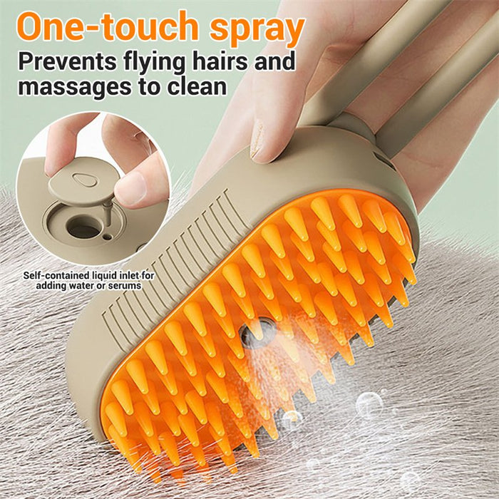 3 in 1 Pet Brush - Grooming Pet Brush For Removing Tangled & Loose Hair - Gear Elevation