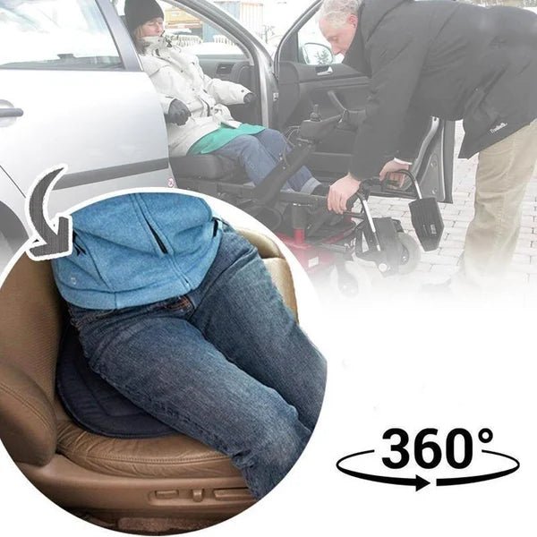 360° Rotating Seat Cushion - Convenient for Entry and Exit Car Seat for Elderly - Gear Elevation