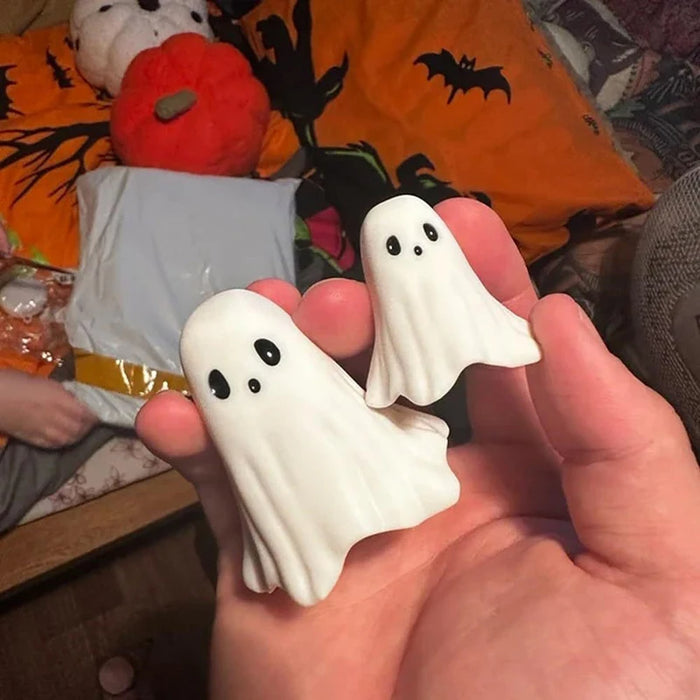 Cute Ghost Statue- Playful Halloween Decoration for Coffee Table & Centerpieces