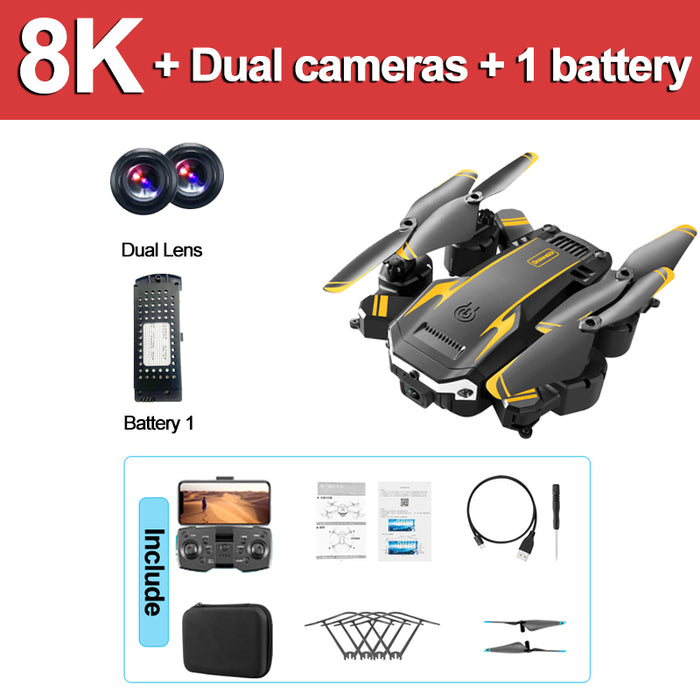 Compact S6 Mini Drone with 4K HD Camera – Professional Quadcopter Featuring Optical Flow Localization, 3-Sided Obstacle Avoidance, and Perfect for Tech Lovers or Gift Giving