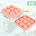 3D Rose Ice Molds - 1.3 Inch Small Ice Cube Trays, 9 - Grid Cute Flower Shape, Silicone Rubber Fun Ice Ball Maker for Kitchen - Gear Elevation