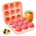 3D Rose Ice Molds - 1.3 Inch Small Ice Cube Trays, 9 - Grid Cute Flower Shape, Silicone Rubber Fun Ice Ball Maker for Kitchen - Gear Elevation