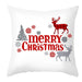 Christmas Cushion Cover – Festive Santa & Elk Design for Holiday Decor & Perfect New Year Gift! - Gear Elevation