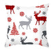 Christmas Cushion Cover – Festive Santa & Elk Design for Holiday Decor & Perfect New Year Gift! - Gear Elevation