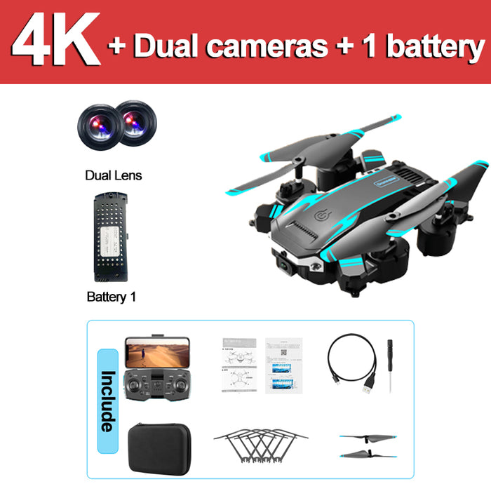 Compact S6 Mini Drone with 4K HD Camera – Professional Quadcopter Featuring Optical Flow Localization, 3-Sided Obstacle Avoidance, and Perfect for Tech Lovers or Gift Giving