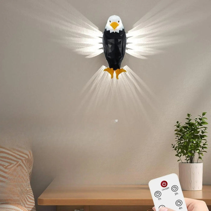 LED Eagle Wall Lamp – Striking Night Lamp for Bedroom, Hallway & Home Decor