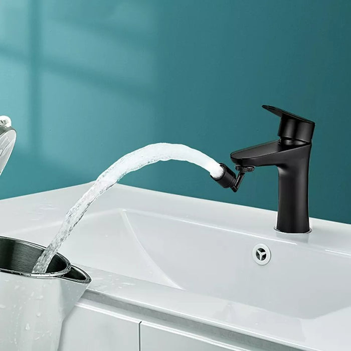 720° Black Flexible Faucet - Bendable Kitchen Sink Tap Spray Head Tools - Gear Elevation