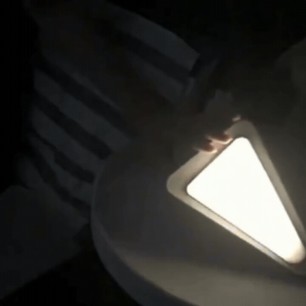Gravity Sensing LED Flip Night Light - Adjustable Rechargeable Night LED Dimmable Light