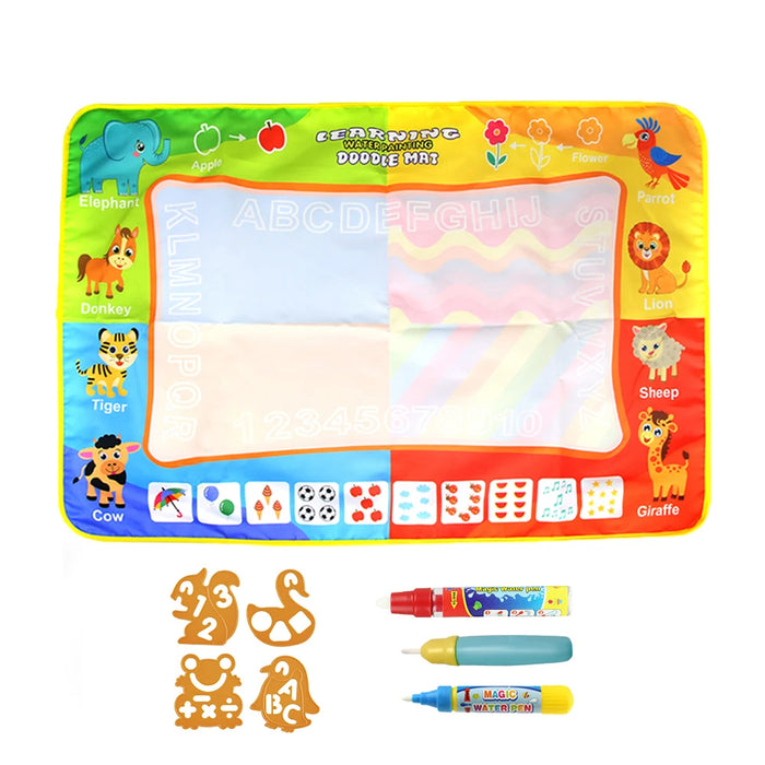 Coolplay Magic Water Drawing Mat – Montessori Educational Doodle Board with Magic Pens for Creative Kids' Fun and Learning