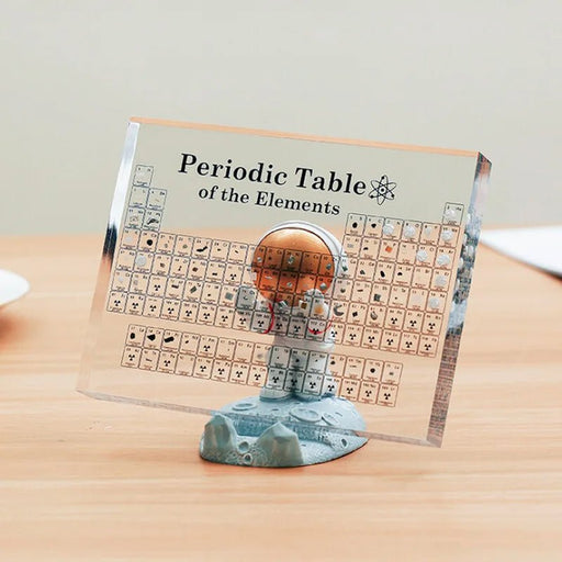 Acrylic Periodic Table with Real Elements – Perfect Gift for Science Enthusiasts & Students - Gear Elevation