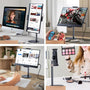 Adjustable Portable Monitor Stand – Sleek Desktop Bracket for iPad, Phone, and Tablets (13 - 24.5cm) Perfect Viewing Support - Gear Elevation