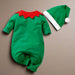 Adorable Christmas Elf Jumpsuit for Newborn – Soft & Cozy Long Sleeve Outfit for Boys and Girls (0 - 18 Months) Perfect for Christmas Celebrations - Gear Elevation