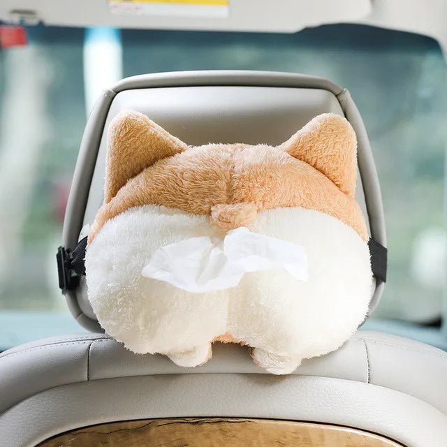 Adorable Duck Tissue Box – Soft Cartoon Napkin Holder for Car Seat & Home Decor - Gear Elevation