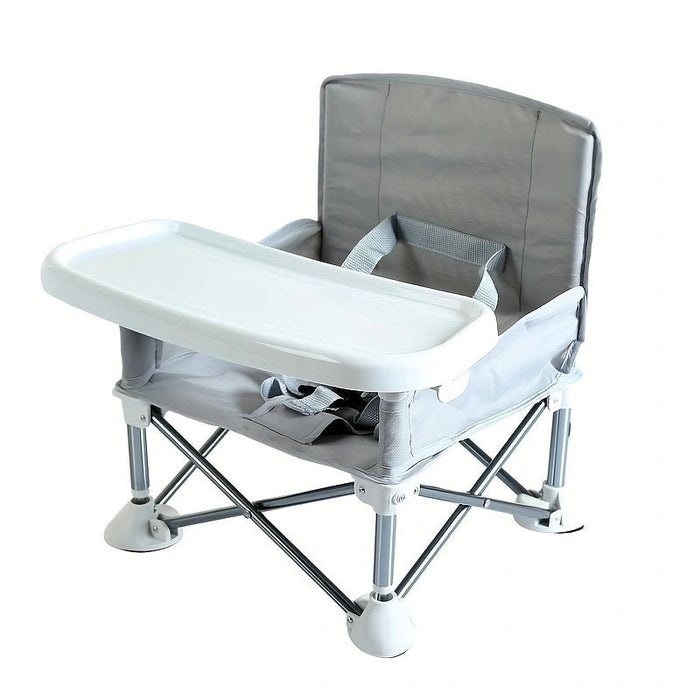 Adventurous Toddler Camping Chair - Foldable Baby Dining Table with Storage Bag, Portable Kids Feeding Chair - Gear Elevation