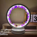 Amethyst Cluster Night Lamp - Natural Bedroom Desk Circle Decorative Light - Gear Elevation