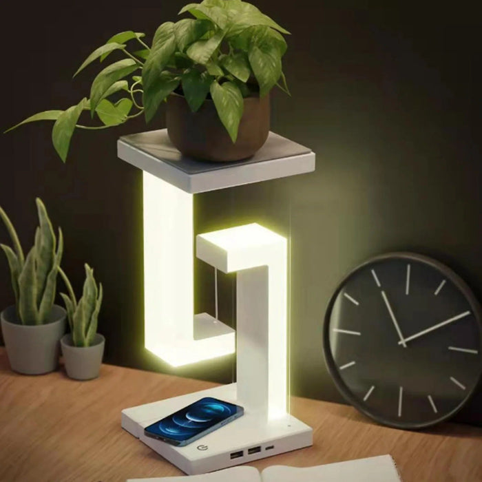 Anti - Gravity Night Light - LED Table Lamp for Bedroom Bedside Decor - Gear Elevation