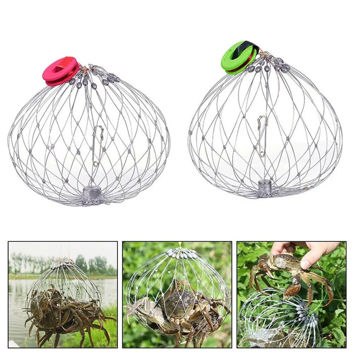 Automatic Fishing Net Cage - Wire Crab Trap Net Tool - Gear Elevation