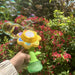 Automatic Flower Bubble Machine with Rotating Lights – Fun Soap Bubble Gun for Kids, Perfect Summer Outdoor Toy Gift - Gear Elevation