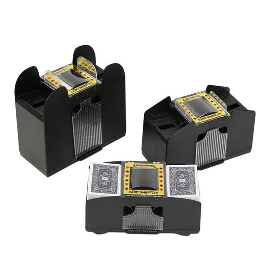 Automatic Playing Card Shuffler – Perfect for 2 - 6 Decks, Battery - Free Precision for Smooth, Hands - Free Gameplay - Gear Elevation