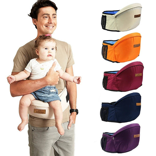 Baby Carrier Waist Stool - Shock Absorption Hip Seat Surface for Newborns & Toddlers - Gear Elevation