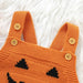 Baby Pumpkin Jumpsuit - Halloween Knit Romper - Gear Elevation