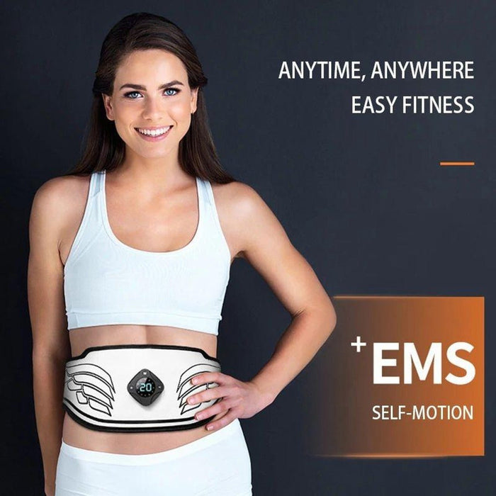 Belly Fat Reduction Massage Belt - Massage Levels EMS Abdominal Vibration Belt - Gear Elevation