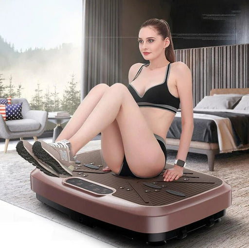 Body Shaping Slim Exercise Machine - Full Body Vibration Plate Massager - Gear Elevation