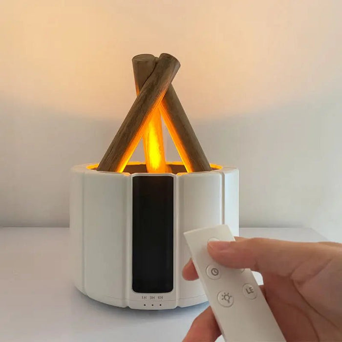 Bonfire Air Humidifier Campfire - Bonfire Aromatherapy Essential Oil Diffuser for Home, Bedroom, Office - Gear Elevation