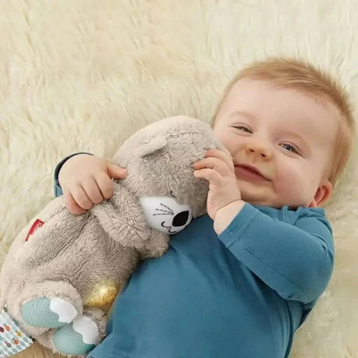 Breathing Bear Soothing Plush – Adorable Otter Doll with Gentle Music, Lights, and Comfort for Baby’s Sweetest Sleep - Gear Elevation