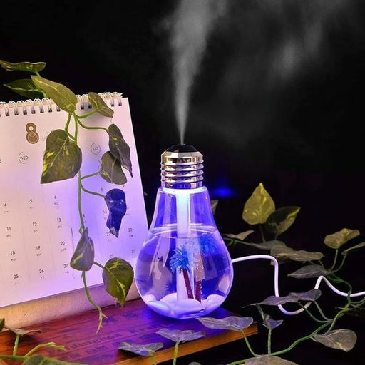 Bulb Humidifier Night Light - Aesthetic Room Enhancer - Gear Elevation