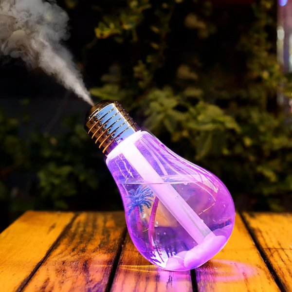 Bulb Humidifier Night Light - Aesthetic Room Enhancer - Gear Elevation