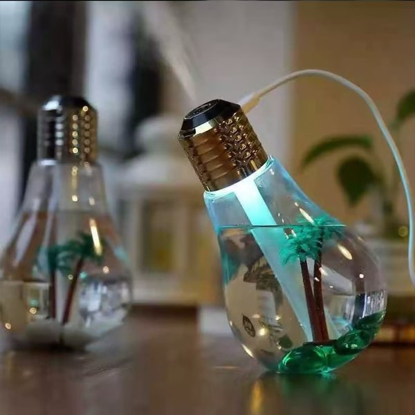 Bulb Humidifier Night Light - Aesthetic Room Enhancer - Gear Elevation