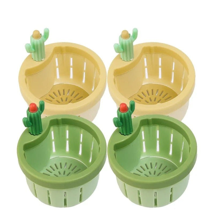 Cactus Automatic Pressing Sink Strainer – Anti - Clog Kitchen Drain Stopper & Vegetable Washing Filter for a Fresh, Functional Kitchen - Gear Elevation