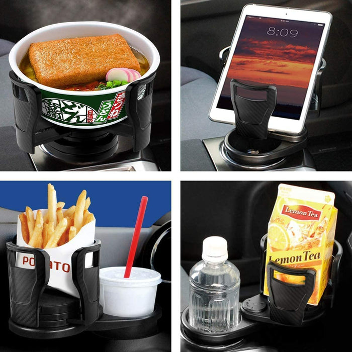 Car Expander Dual Cup Holder - Multifunctional Water Cup Mount Stand - Gear Elevation