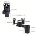 Car Expander Dual Cup Holder - Multifunctional Water Cup Mount Stand - Gear Elevation