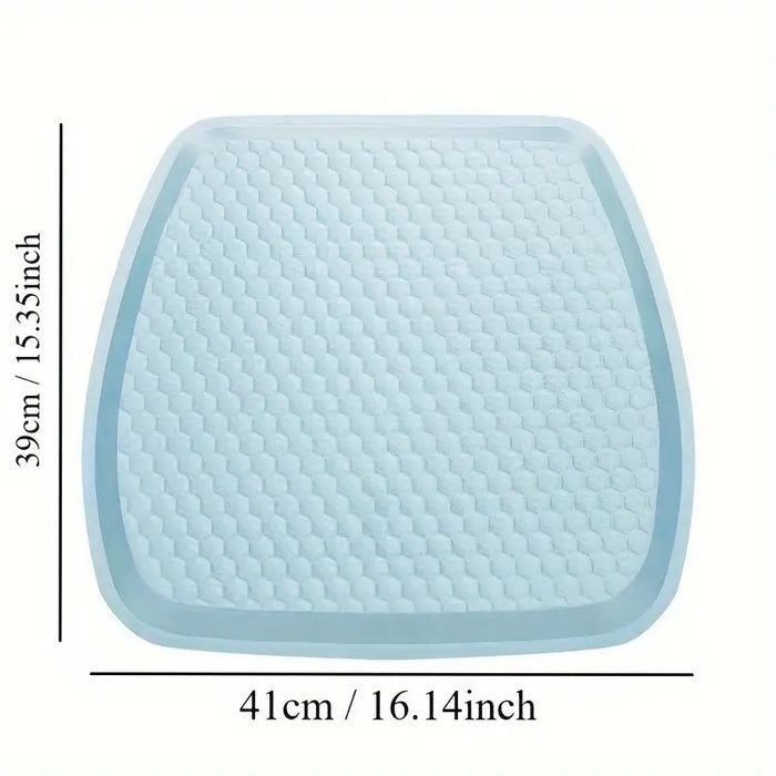 Car Seat Cushion with Breathable Cool Gel - Universal and Multifunctional, for Home and Office Chairs, Provides Pressure Relief for Back and Tailbone Pain. - Gear Elevation