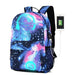 Cartoon - Inspired Luminous School Backpack – Stylish Daypack with USB Charging Port & Secure Lock for Boys and Girls (Under 15.6 inches) - Gear Elevation