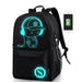 Cartoon - Inspired Luminous School Backpack – Stylish Daypack with USB Charging Port & Secure Lock for Boys and Girls (Under 15.6 inches) - Gear Elevation