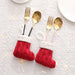 Charming Knitted Mini Christmas Socks – Red & Green Hanging Stockings for Festive Home, Party, & Table Décor - Gear Elevation