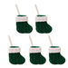 Charming Knitted Mini Christmas Socks – Red & Green Hanging Stockings for Festive Home, Party, & Table Décor - Gear Elevation