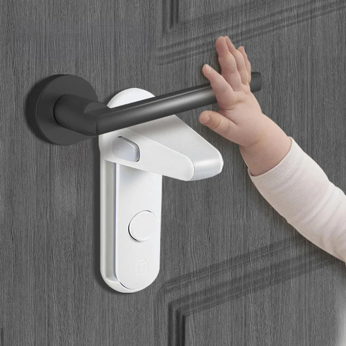 Child & Pet Proof Door Lever Locks – Baby Safety Locks for Toddlers, Secure Door Handle Protectors - Gear Elevation