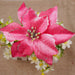 Christmas Artificial Poinsettia Flower Heads Tree Pendants – Beautifully Crafted Artificial Poinsettia Flower Ornaments for a Stunning Holiday Home Makeover! - Gear Elevation