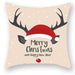 Christmas Cushion Cover – Festive Santa & Elk Design for Holiday Decor & Perfect New Year Gift! - Gear Elevation