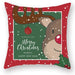 Christmas Cushion Cover – Festive Santa & Elk Design for Holiday Decor & Perfect New Year Gift! - Gear Elevation