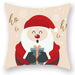 Christmas Cushion Cover – Festive Santa & Elk Design for Holiday Decor & Perfect New Year Gift! - Gear Elevation